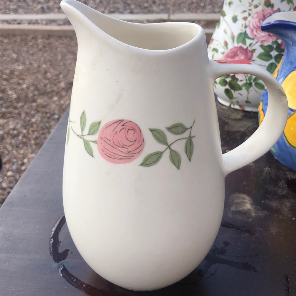 Vintage Vernon Ware “Rose a Day” Pattern Pitcher